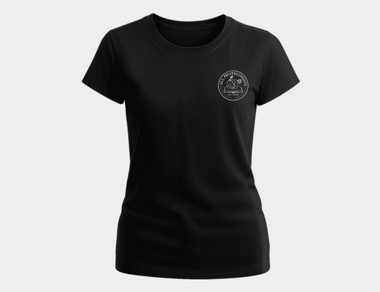 Polera fit Reading is my rebellion - Negra