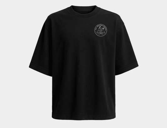 Polera oversize Reading is my rebellion - Negra